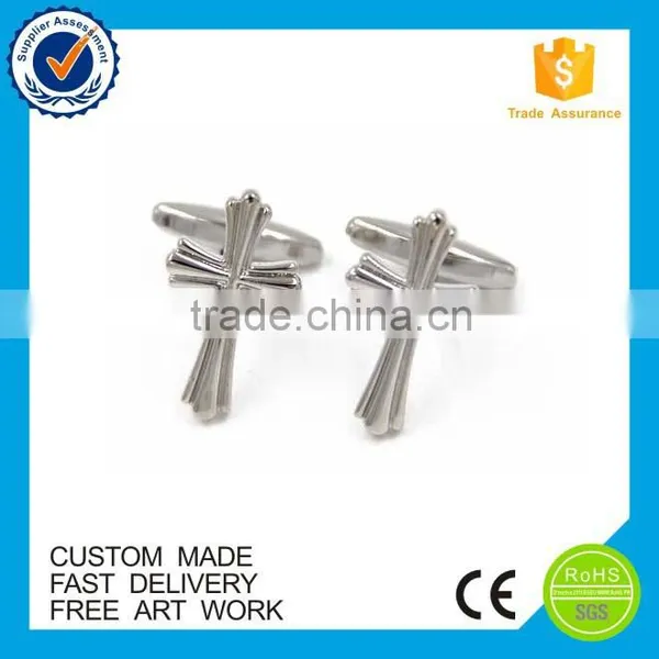 High Quality Fashion Classic Silver Men Cufflinks photo-3
