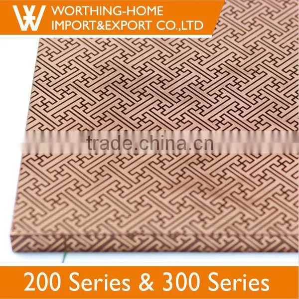 Plastic Exterior Wall Decorative Panel Surface No.8 4k Titanium Stainless Steel 304 Price photo-6