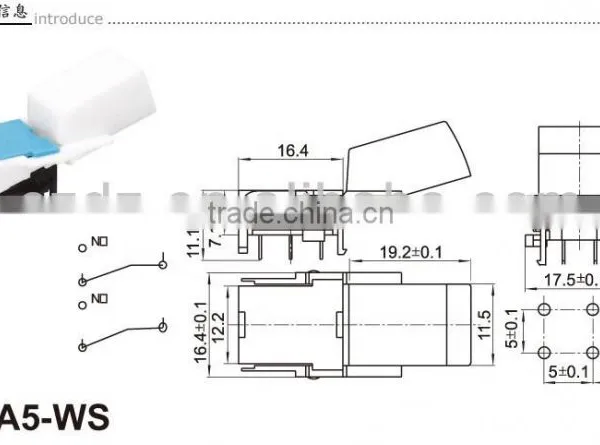 HOOK SWITCH/0.2A 60V(SX-S2-WS) photo-3