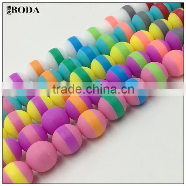 The Lovely Baby Teething Toys Heart Round Bead Silicone Beads photo-3
