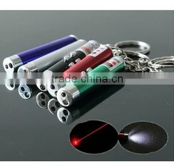 Wholesale 2in1 Red Laser Pointer Pen / White LED Light / Pen Light and Laser Pointer