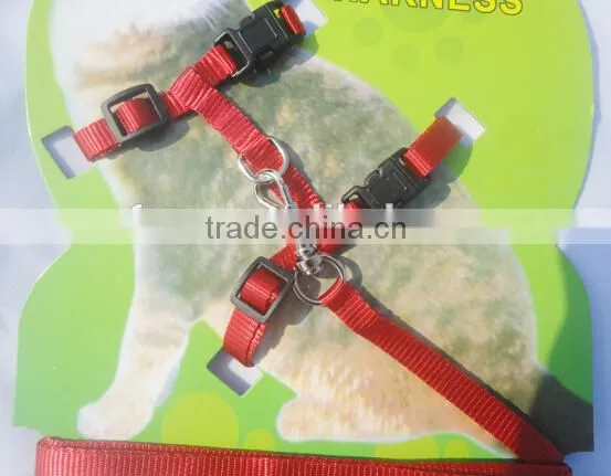 High Quality Adjustable Safety Pet Cat Harness Lead Leash Collar photo-2