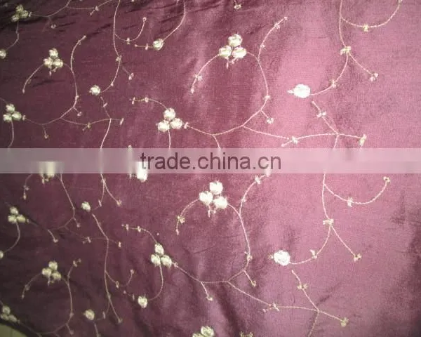 SILK FABRIC SILK MATERIAL TEXTILE EMBRODARY photo-2