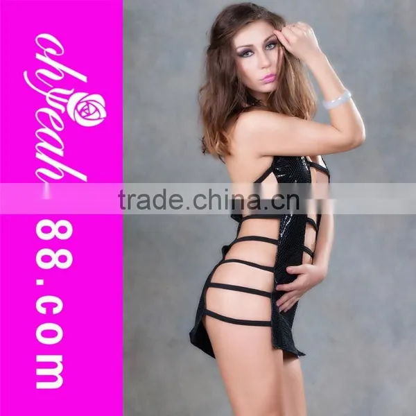 Wholesale Best Quality Mature Women Sexy Leather Lingerie photo-2