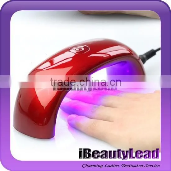 New Arrival 6W LED Nail Lamp Protable LED Nail Dryer With 5 Different Colors photo-5