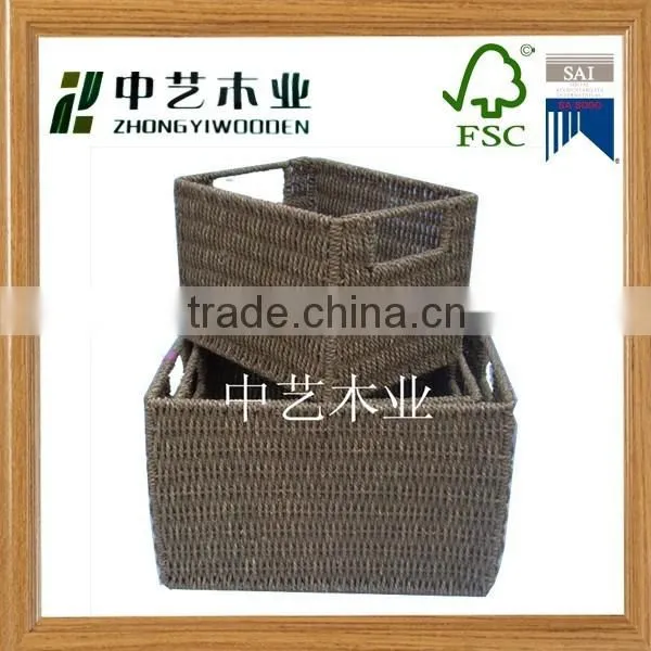 2015 China Suppliers Customized FSC Adorable and Useful Wicker Picnic Basket Wholesale photo-4