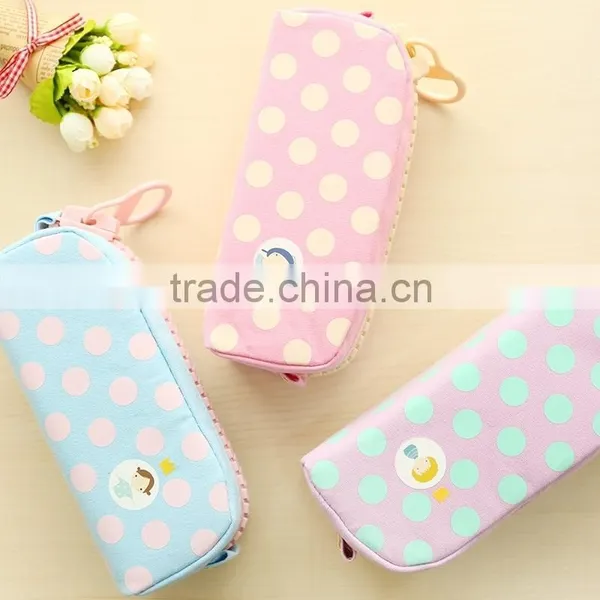 Wholesale Rectangle Clear Large Eva Pencil Case for School With Wave Point Printing photo-3