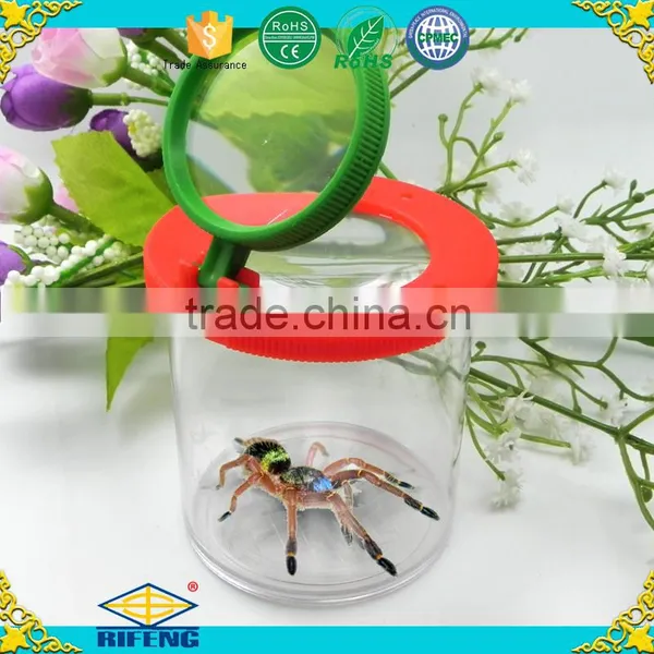3X 8X Magnification for Outdoor Discovery Inset Viewer Magnifying Glass Animals Boxes photo-4
