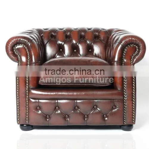 Chesterfield Leather Sofa for Sale