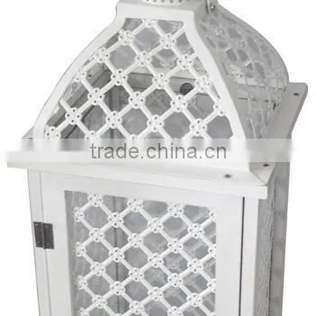 Good Looking Set of 2 Wooden Lanterns photo-4