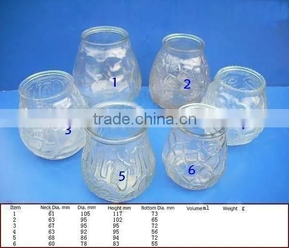 Glass Candle Holder