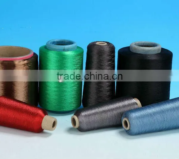 Recycled Black Polyester Cotton Yarn and Cotton Thread photo-4