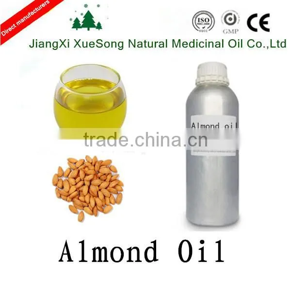 Xuesong High Quality Pure Natural Almond Essential Oil Organic Apricot Kernel Oil and Bitter Apricot Kernel Oil
