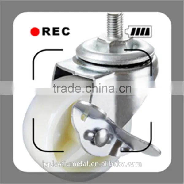 Light Duty White PP 1 Inch Castor Wheel photo-5