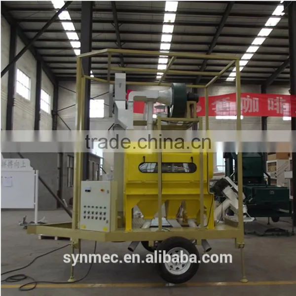 Combined Seed Processing Machine With Rotary Seed Cleaner and Seed Treater photo-3