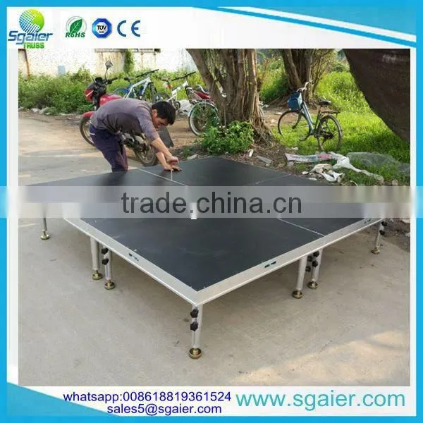0.3-0.5m Ajustable Height Square Shape Stage for Small Event photo-5