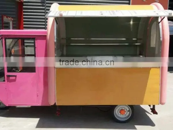 2016 Hot Sales Waterproof Electric Tricycle Motorcycle Food Cart photo-2