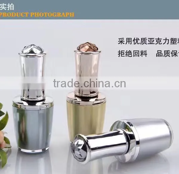Elegant Colored Custom Empty Plastic Nail Polish Bottles With Brush photo-3