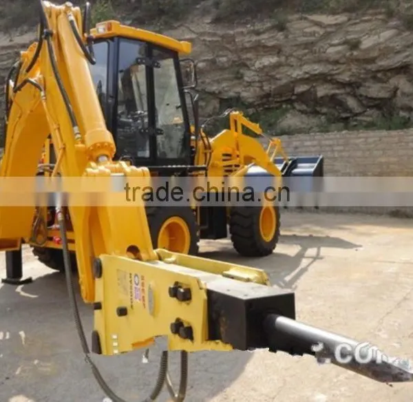New Style 4WD Hydraulic Joystick Operating Back Hoe Loader Model Wz30-25 With CE Certification photo-2