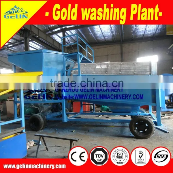 Mobile Small Trommel Scrubber Plant for Gold Washing photo-5