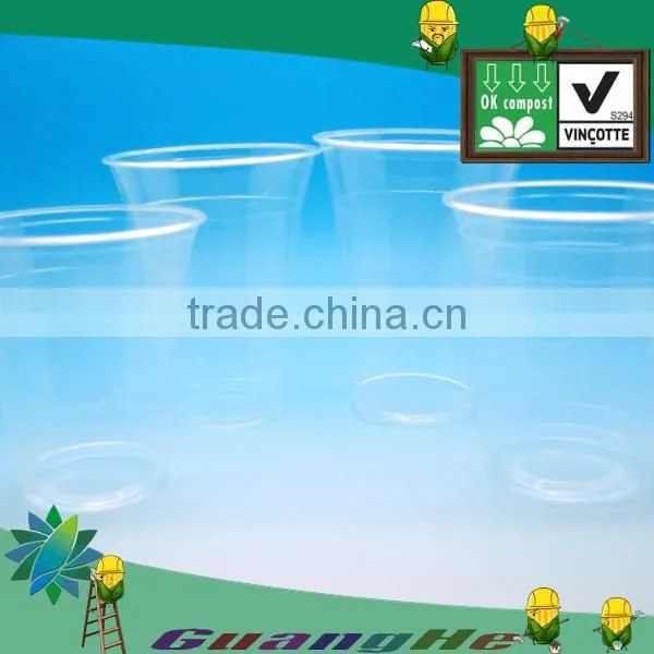 PLA Cold Drinking Clear Plastic Cup/ Biodegradable Ice Cream Cups photo-5