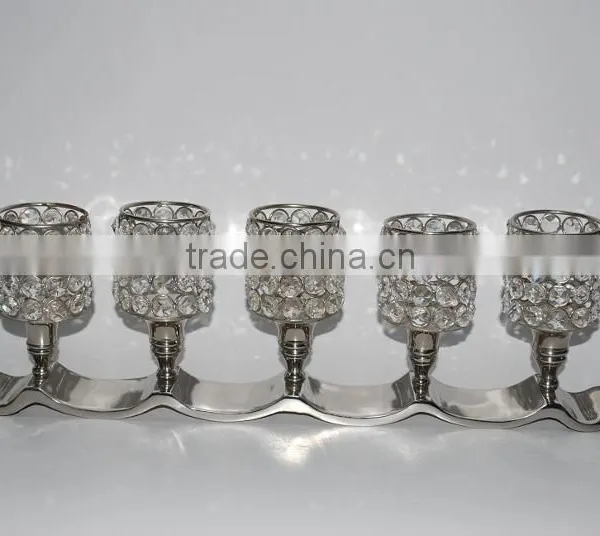 Crystal Ball Tea Light Holder Wedding Centerpiece photo-5