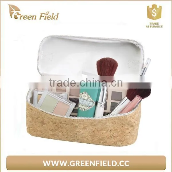 Eco Friendly Cork Cosmetic Bag,unique Natural Cork Cosmetic Makeup Bag photo-5