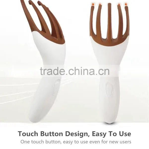 Multi-functional Beauty Five Claws Electric Massager For Head/Body,Mini USB Charge Handheld Head Personal Massager For Wholesale photo-2