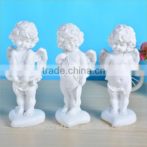 Wedding Table Centerpieces Decoration White Love Cupid Statues photo-2