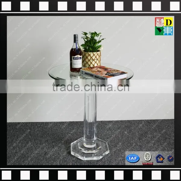 Round PMMA Furniture Tables Transparent Acrylic Coffee Table From Shenzhen Yidong photo-5
