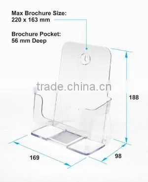 Factory Wholesale Acrylic a5 Menu Display Stand/acrylic Sheets a5 Size photo-2