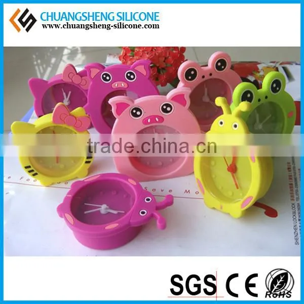 Various Fashion Shape Alarm Clock, Silicone Clock, Ring Call Clock photo-5