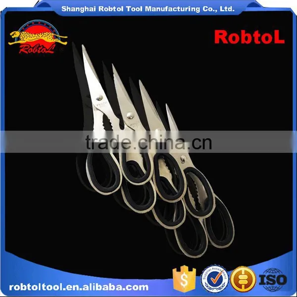 Kitchen Scissors Shears Chicken Poultry Fish Meat Knife Serrated Multi Purpose Function Vegetable Fruit Food Herb photo-5