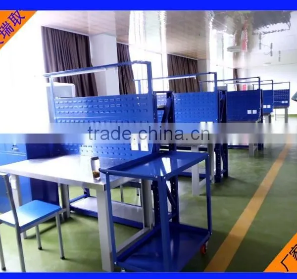 High-impact Metal/Stainless Industrial Workbench With Drawers photo-5