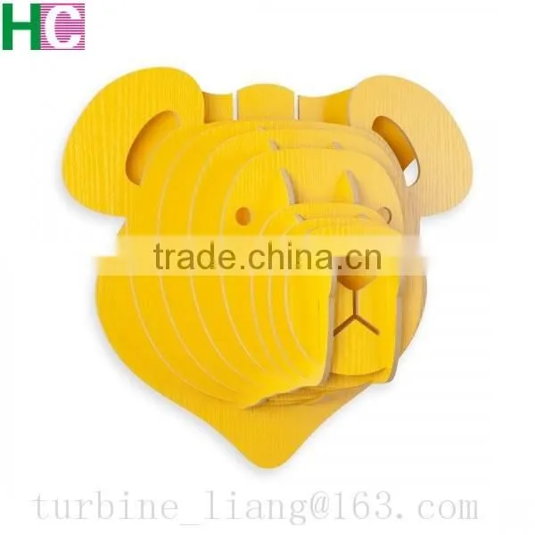Hot Selling Wood Animal Head for Wall Decoration photo-3