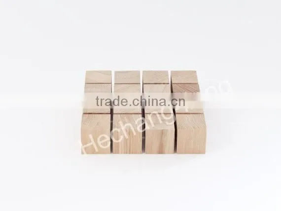 Wooden Cubes DIY - Crafts Natural Material - Raw Blocks in Beech Wood photo-3