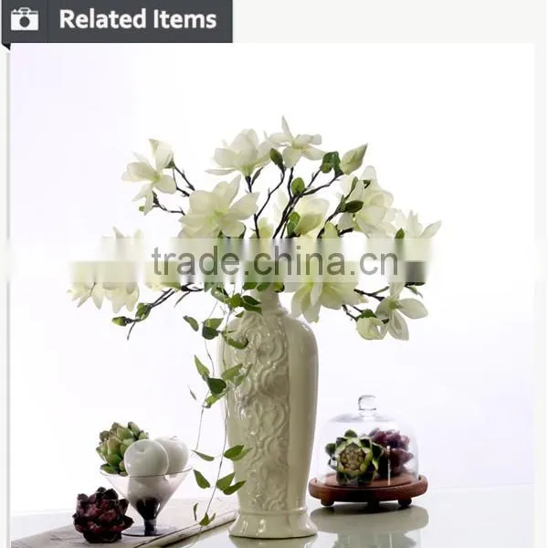 Real Touch Magnolia for Valentine's Day Present Wholesale Artificial Flowers photo-2