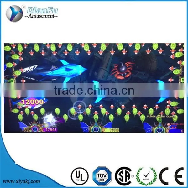 Dianfu Amusement With Low Price Dragon King Fishing Game Arcade 55 Inch Screen 8-player Ocean Monster Fish Hunter Game Machine photo-2