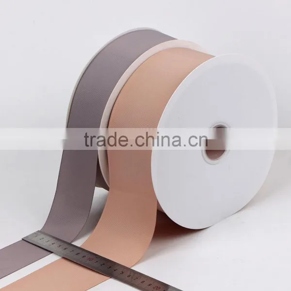 75mm Cheap Custom Satin 3 Inch Black Grosgrain Ribbon photo-2