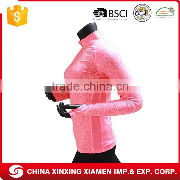 All Over Print Pink Running Plain Women Yoga Jacket photo-2