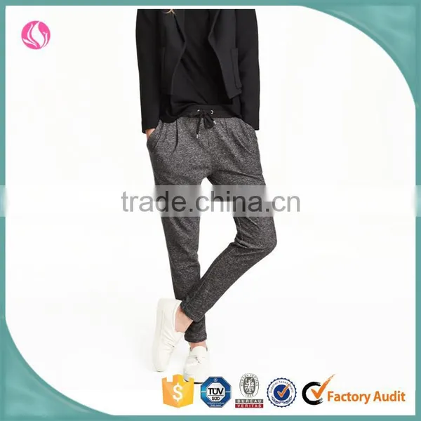 Crossfit Woman Jogger Pants Blank Pant Suits Ribbings Casual Pants photo-2