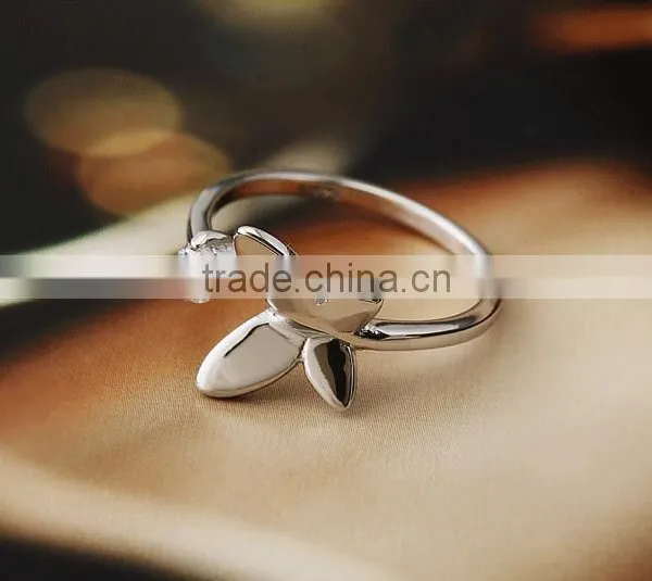 F20056N Hot Sale Fashion Beautyfly Ring Charm Gift Silver Ring for Women photo-2