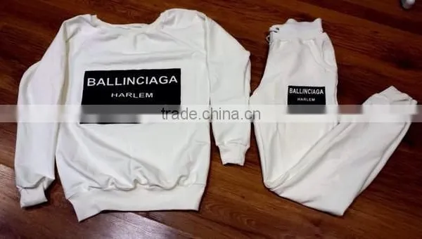 Wholesale Woman Clothes Sets 2016 Ballinciaga Tracksuits 2 Piece Set Women Sport Suit Hoodies Jogging photo-6