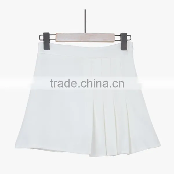 Oem Fashion A-line Chiffon Dress,custom Made Latest Women Short Pleated Skirts photo-6