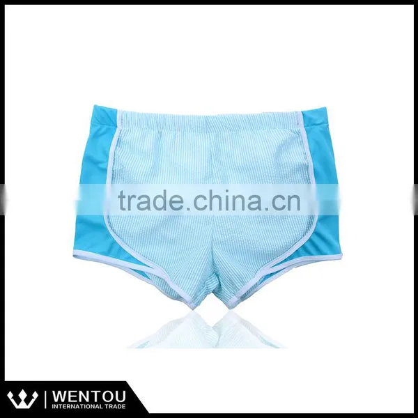 Wholesale New Fashion Monogrammed Seersucker Running Shorts photo-4