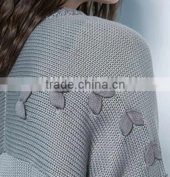 2017 Fashionable High Quality Back Design Custom Knitted Sweater With Best Price photo-4