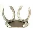 Interior Aluminum Wedge Decorating Horseshoes for Coffee Bar