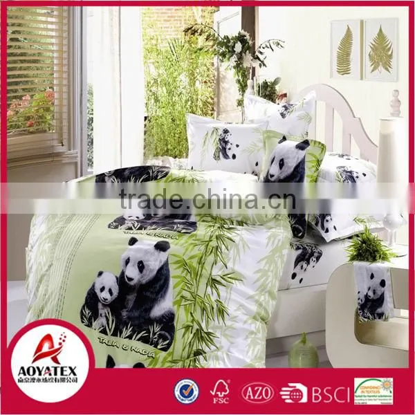 2016 New Style 13372 60*40s Reactive Printed 3D Animal Bedding Sets photo-4