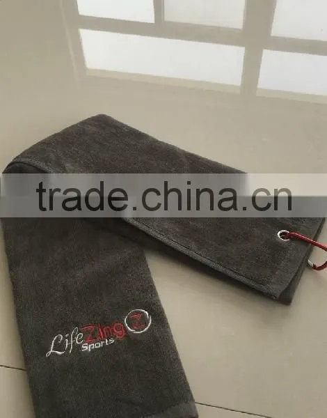 100 Cotton High Quality Customized Golf Towels photo-2