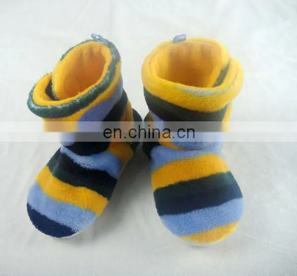 Personalized Soft Warm Indoor Plush Baby Shoes Winter Boots photo-3